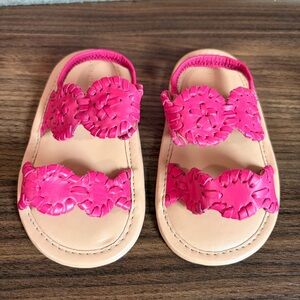 Jack Rogers Lauren Pink Baby Sandals Size 3–6M